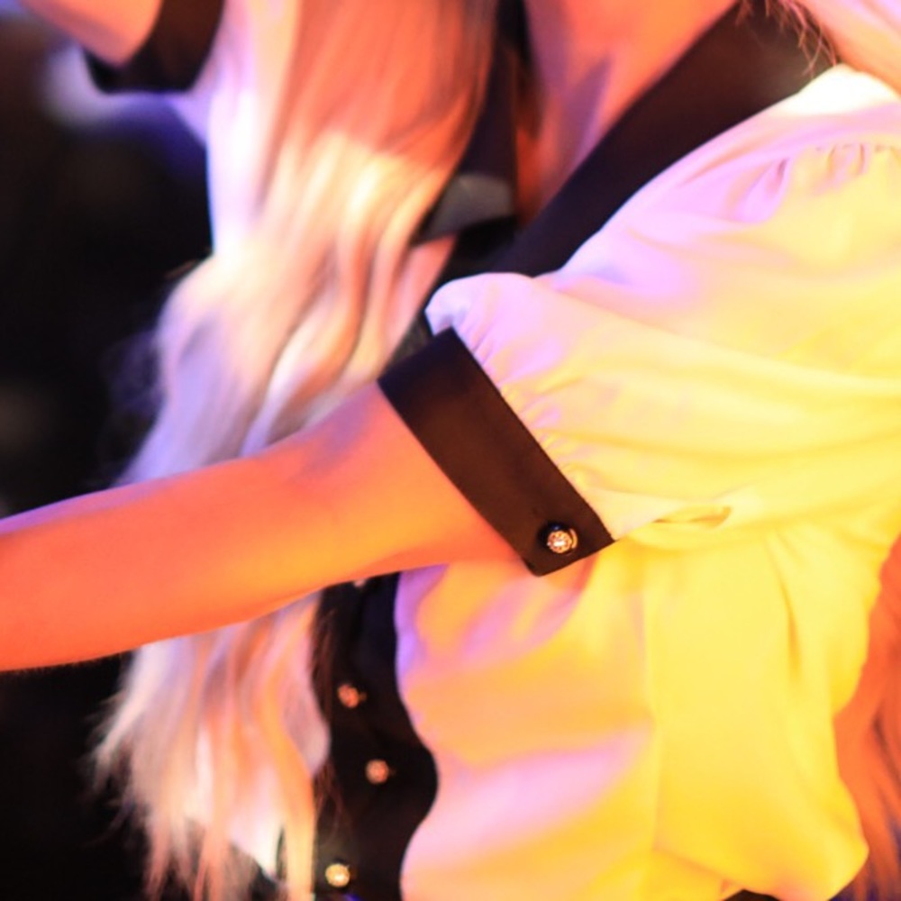 Silk and satin shirt